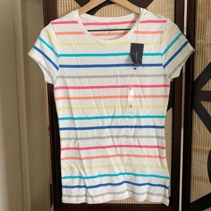 Tommy Hilfiger Striped, Multi-Colored T-Shirt